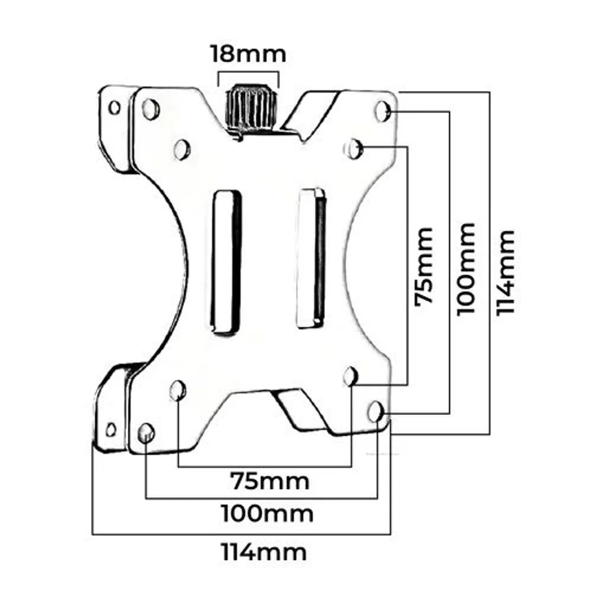 BRATECK - MONTECH - Soporte para Mini PC HP EliteDesk ProDesk Thin Client