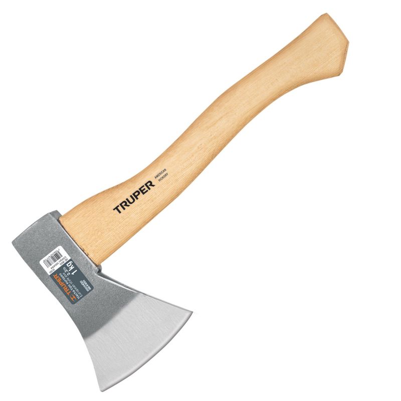 TRUPER - Hacha de acero con mango de madera ergonómico 15 pulgadas Truper