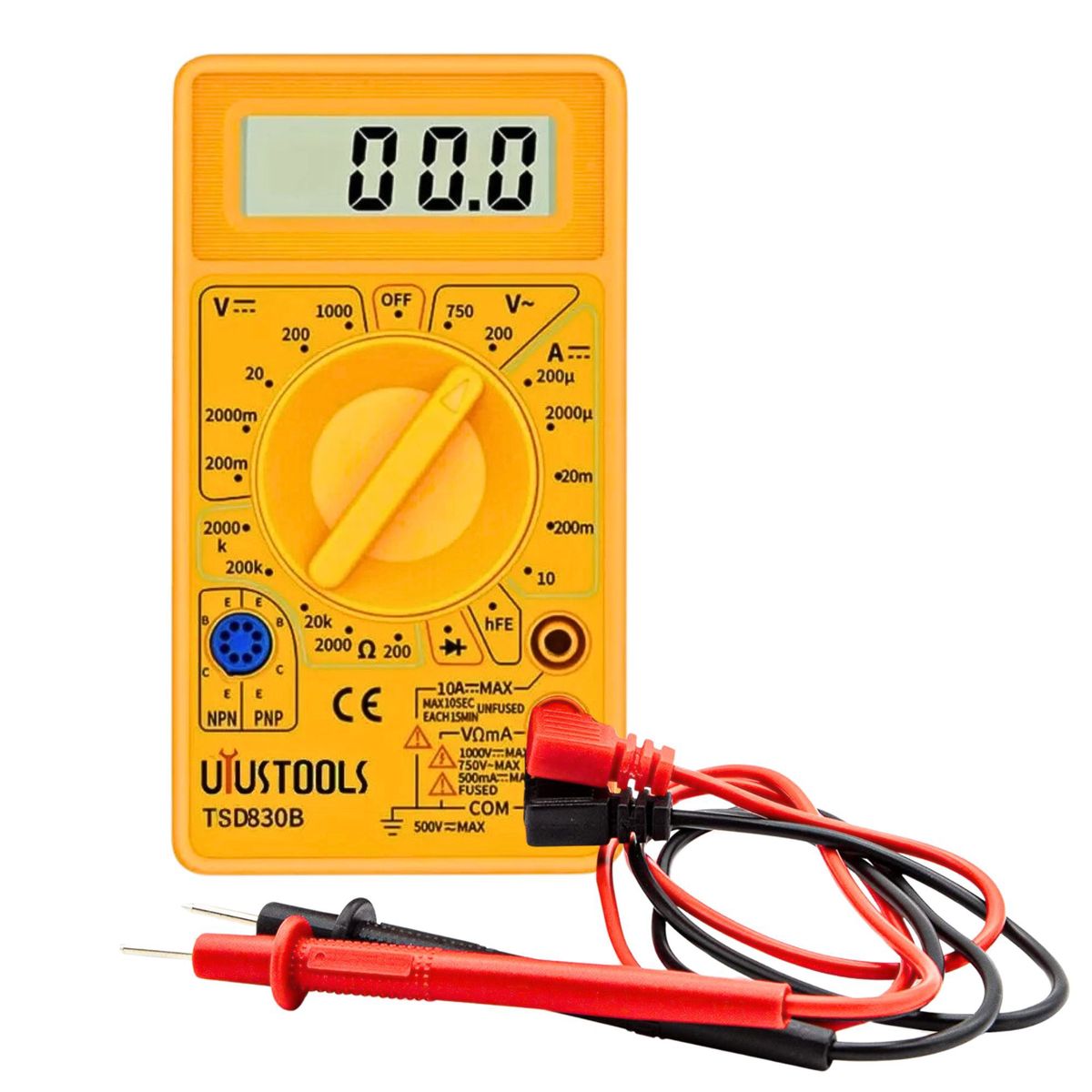 UYUSTOOLS - Multímetro digital multitester UYUSTOOLS