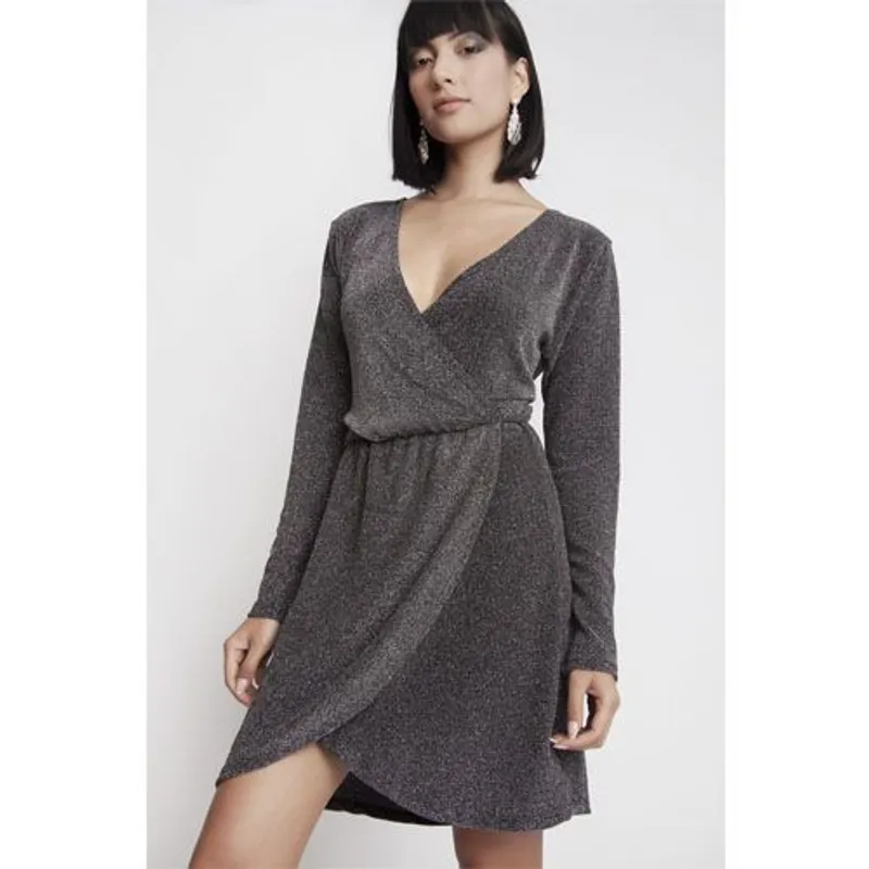 DOLCATTA - Vestido Audrey - Silver Color - Dolcatta