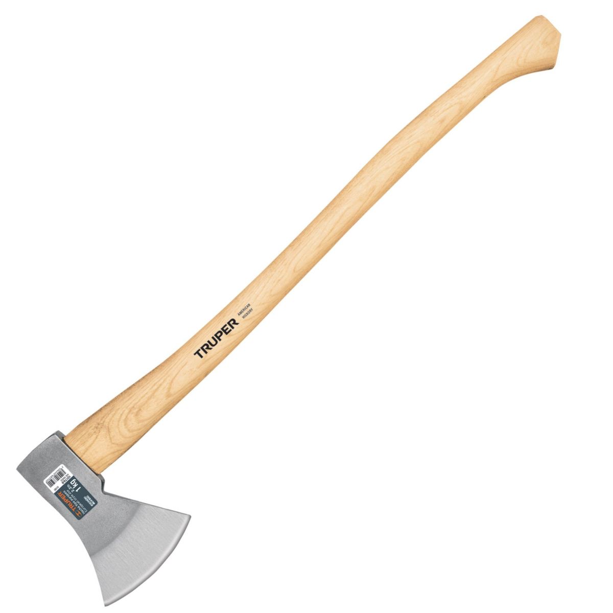 TRUPER - Hacha de acero con mango de madera ergonómico 28 pulgadas Truper