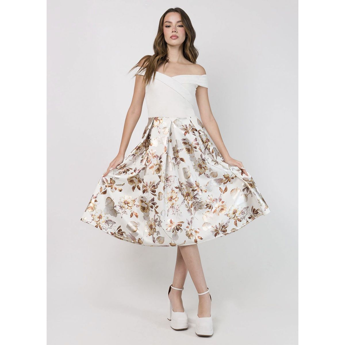 DOLCATTA - Vestido Claire - Ivory Color - Dolcatta