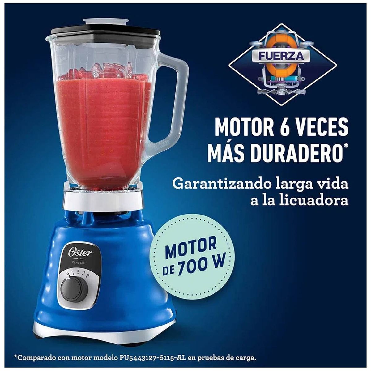 OSTER - Licuadora Oster 3 Velocidades 1.25Lt 700w BLST4134 - Azul