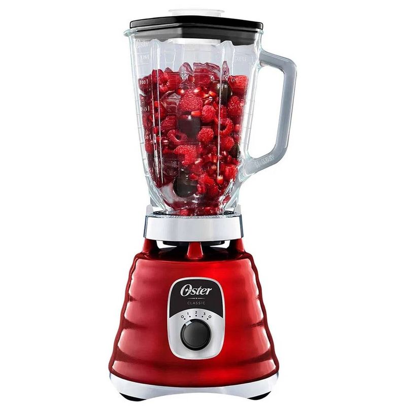 OSTER - Licuadora Oster 3 Velocidades 1.25Lt 1000w BLST4126R - Rojo