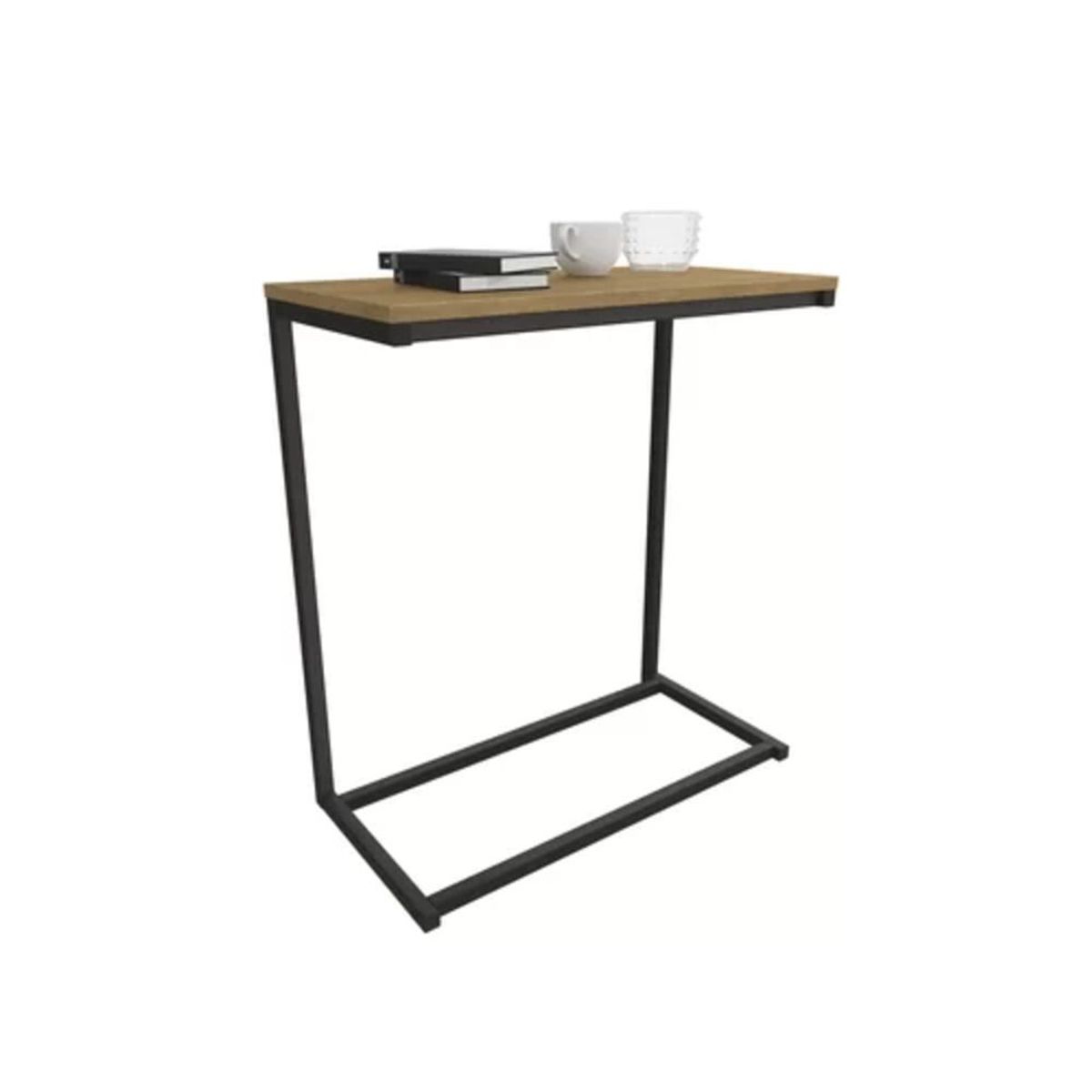 TU MESITA - Mesa Lateral Moderna Parodi Marrón