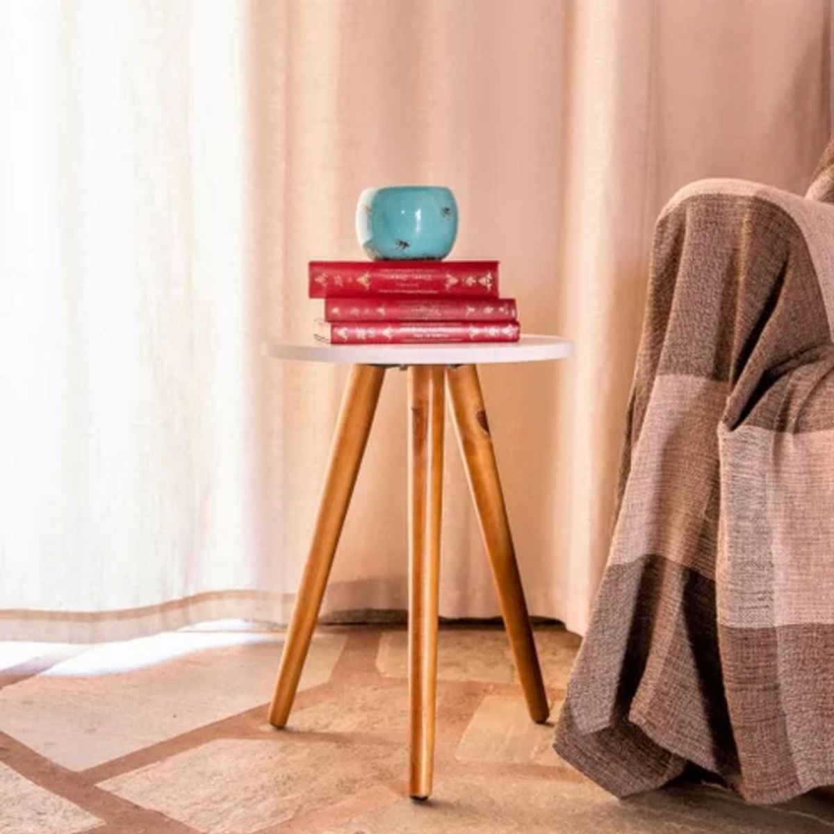 TU MESITA - Mesa Lateral Vintage Vasquez 35cm