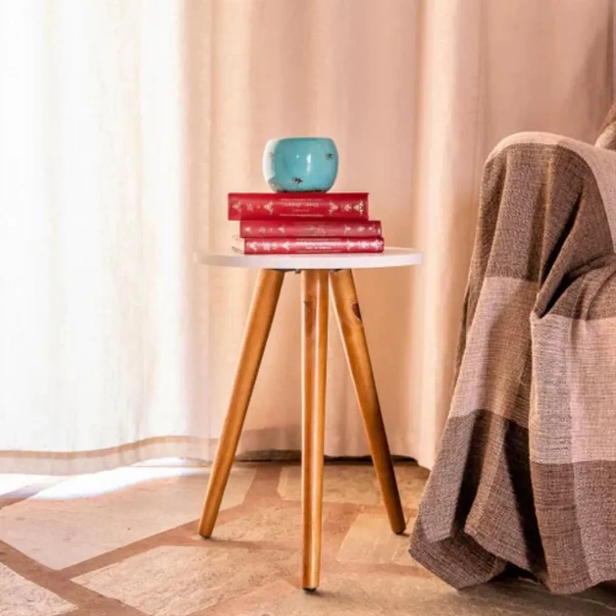 TU MESITA - Mesa Lateral Vintage Vasquez 35cm