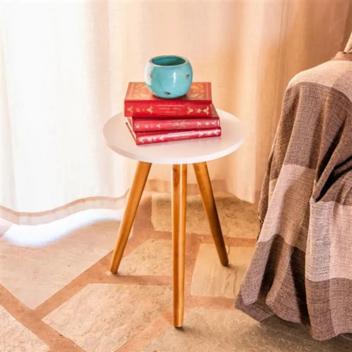 TU MESITA - Mesa Lateral Vintage Vasquez 35cm