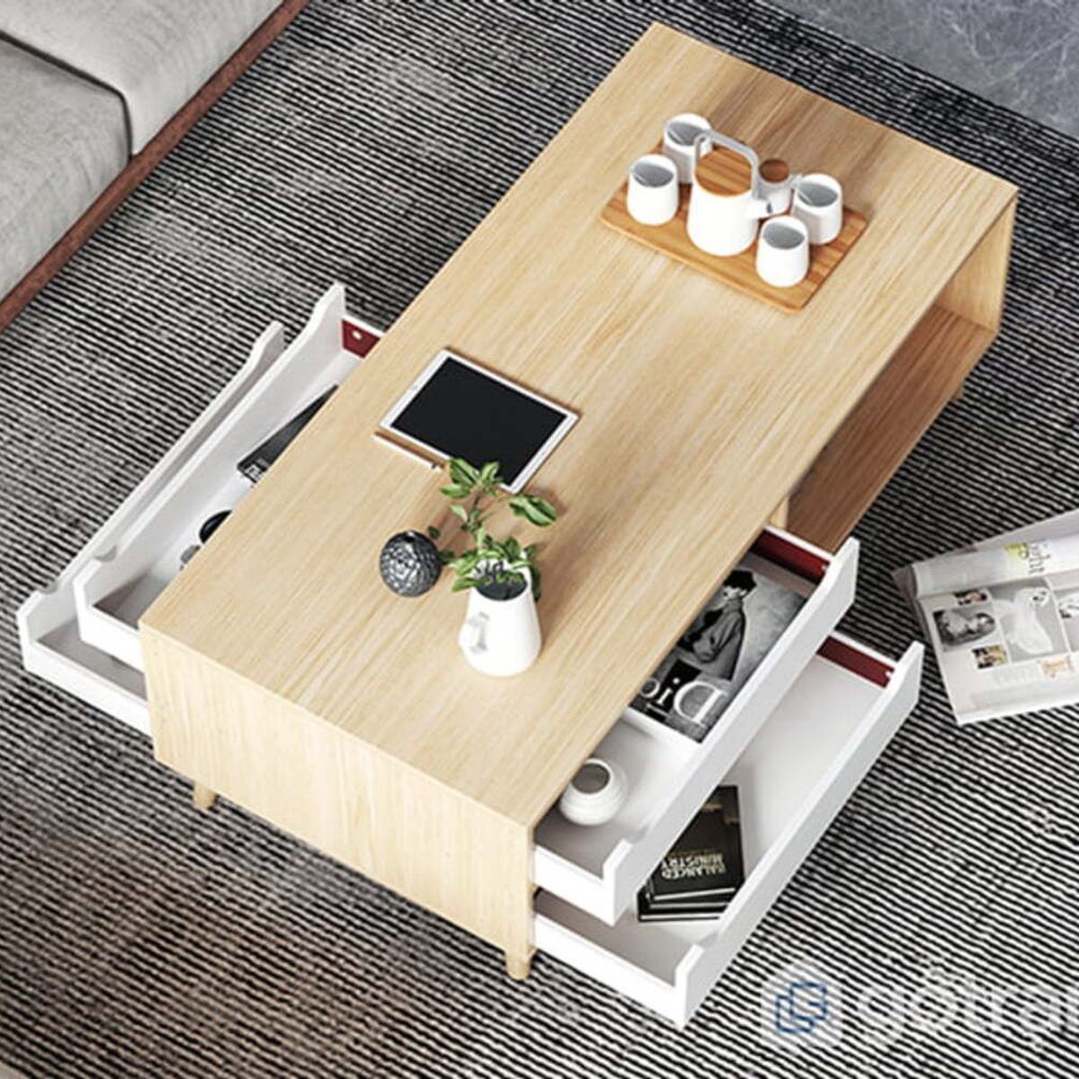 TU MESITA - Mesa de Centro Vintage Federico 120cm