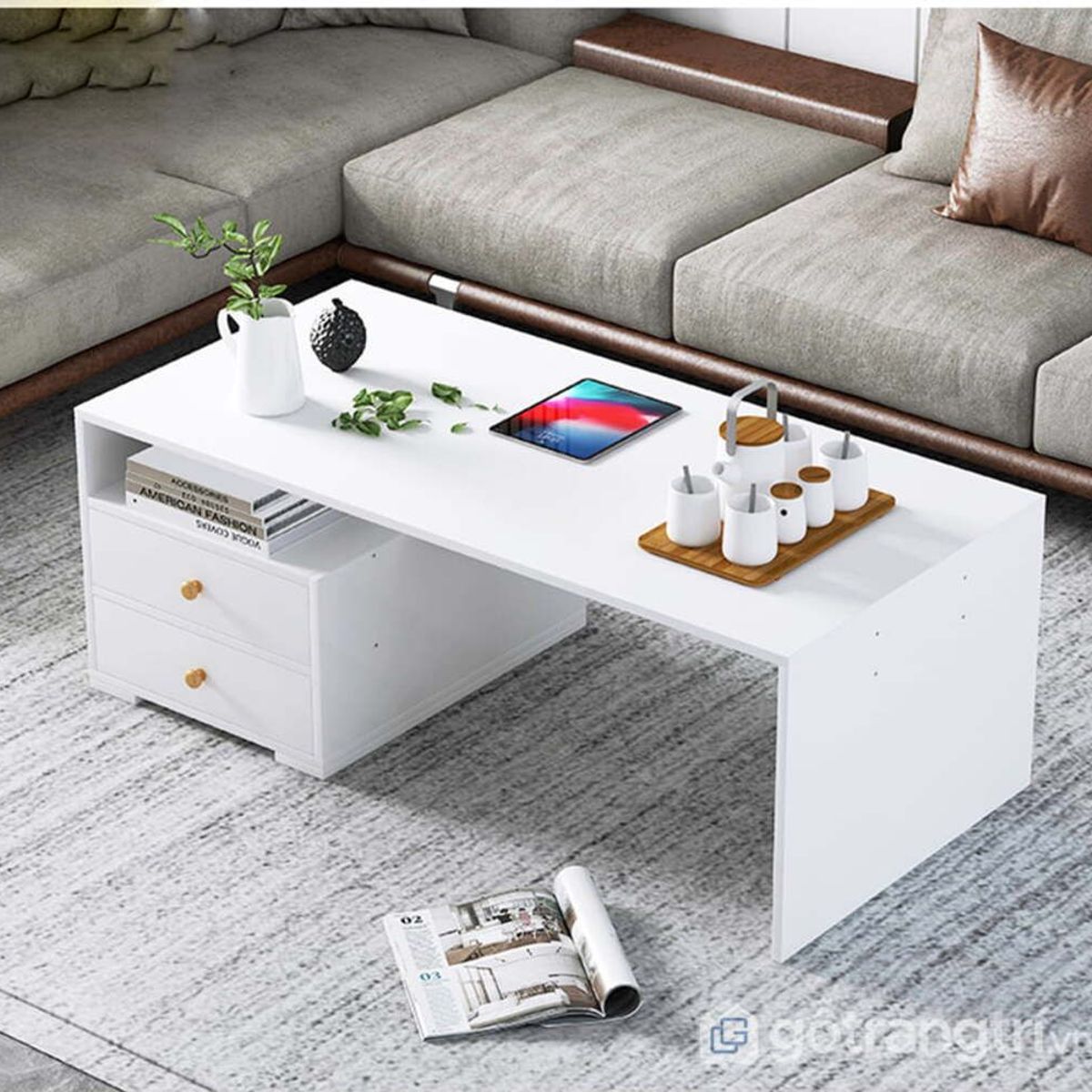 TU MESITA - Mesa de Centro Moderna Naty Blanco