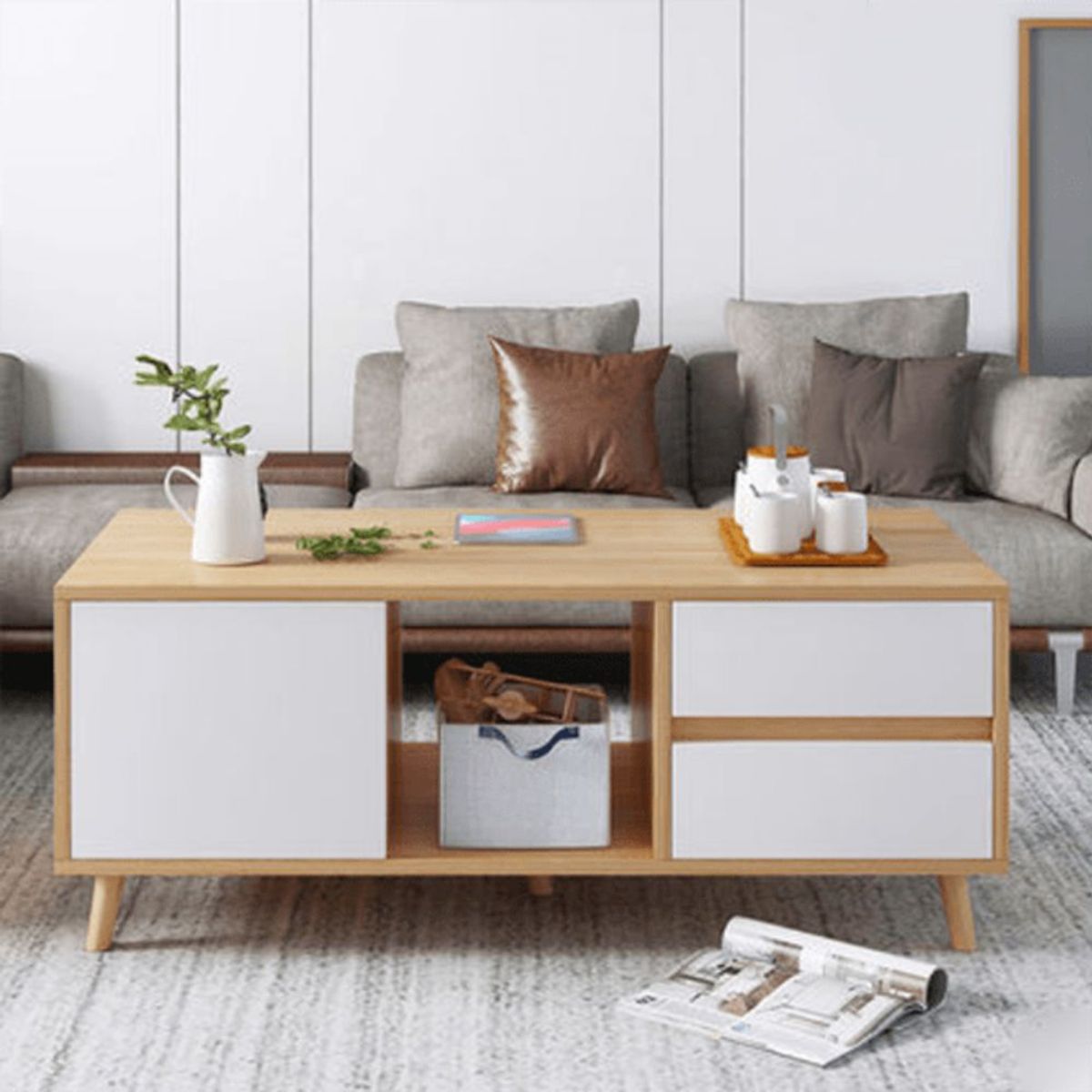 TU MESITA - Mesa de Centro Vintage Jose 120cm