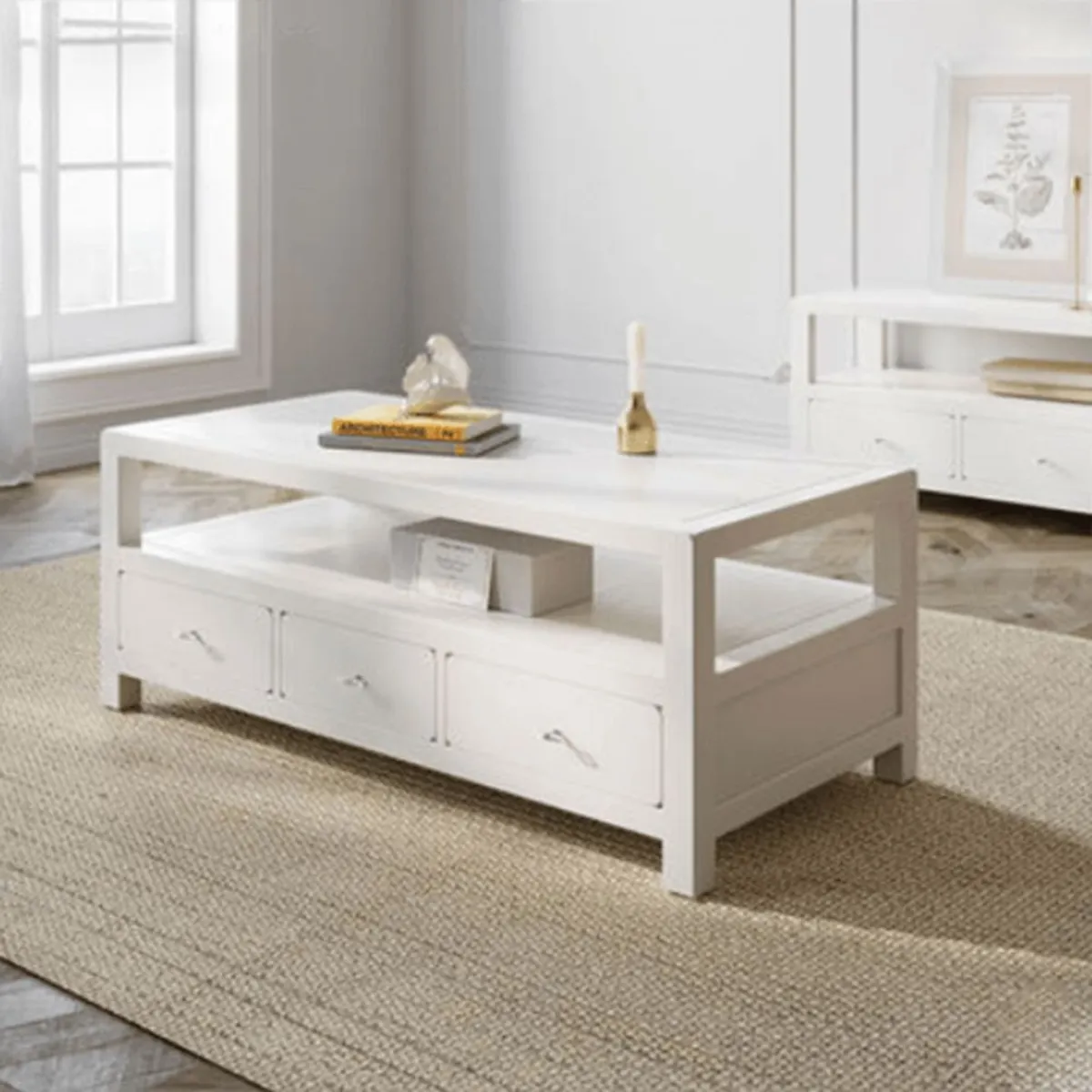 TU MESITA - Mesa de Centro moderna Andre Blanco