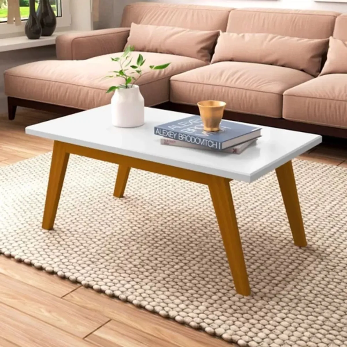 TU MESITA - Mesa de Centro Vintage Alex Blanco