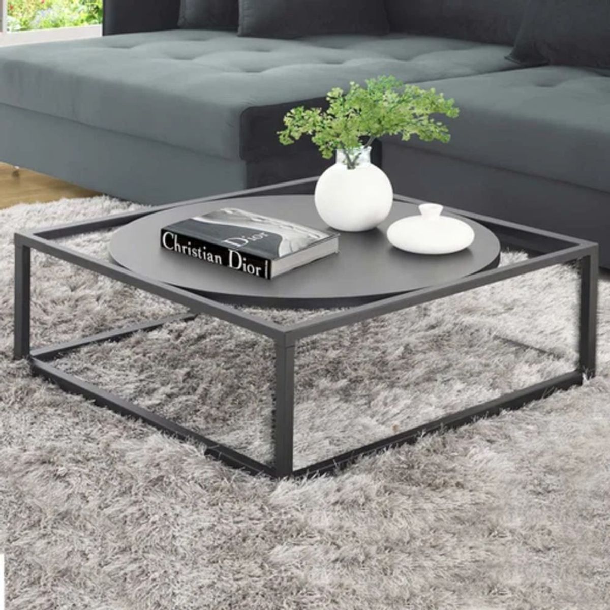 TU MESITA - Mesa de Centro Moderna Lucca Negro