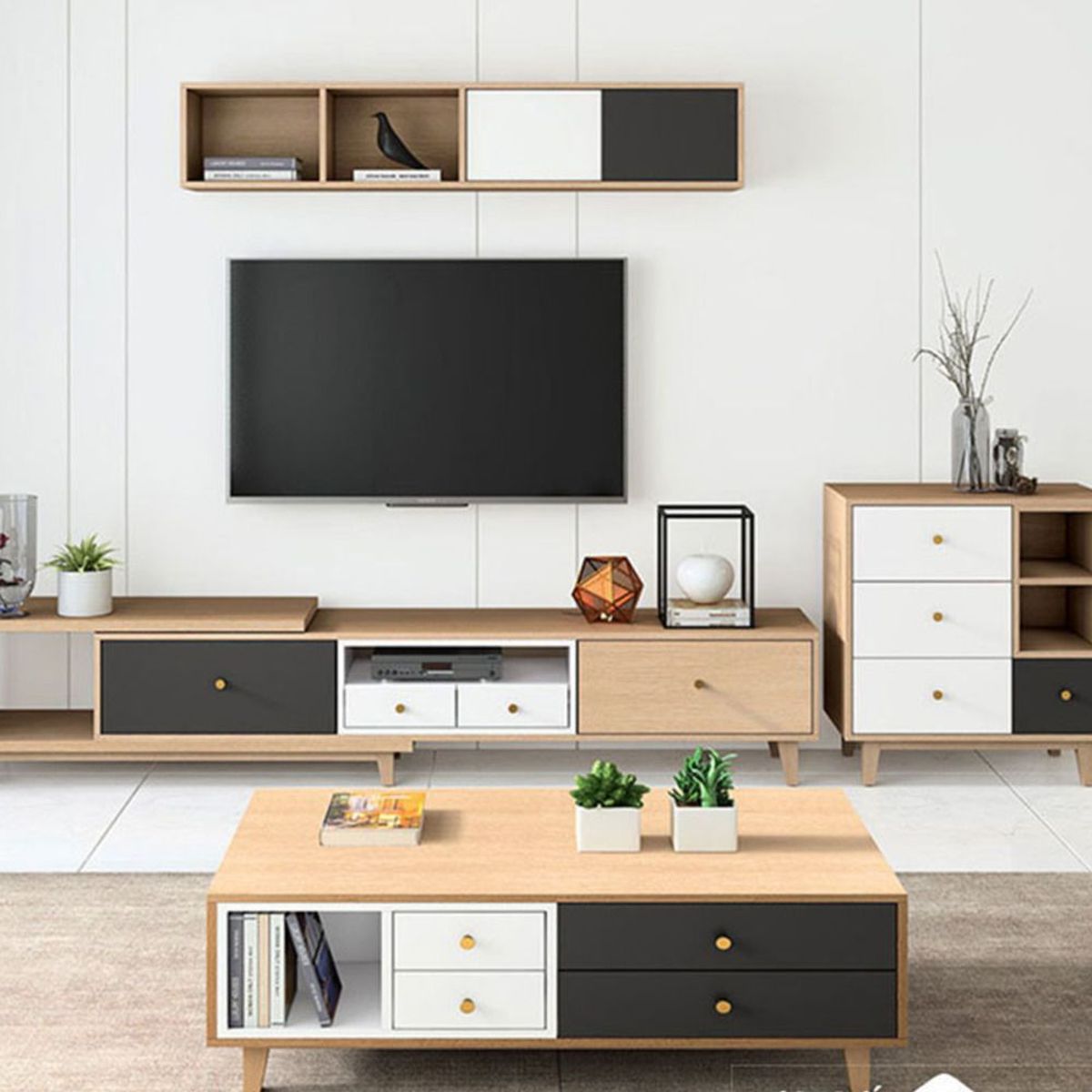 TU MESITA - Mesa de Centro Moderna German 120cm