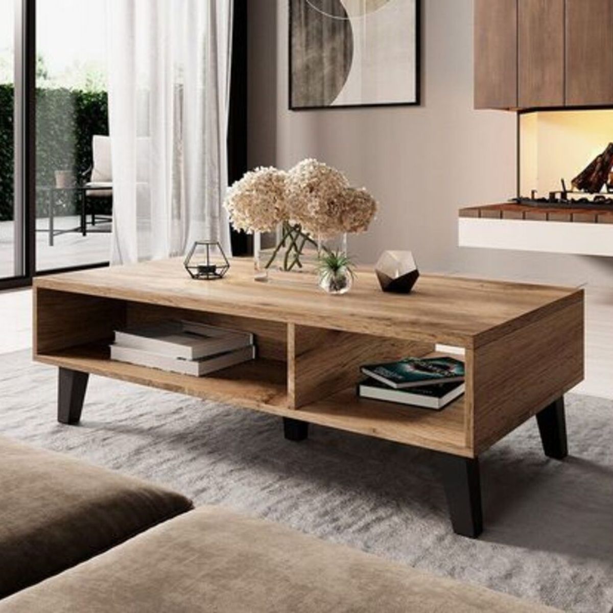 TU MESITA - Mesa de Centro Contemporánea Medellín 3 Compartimientos