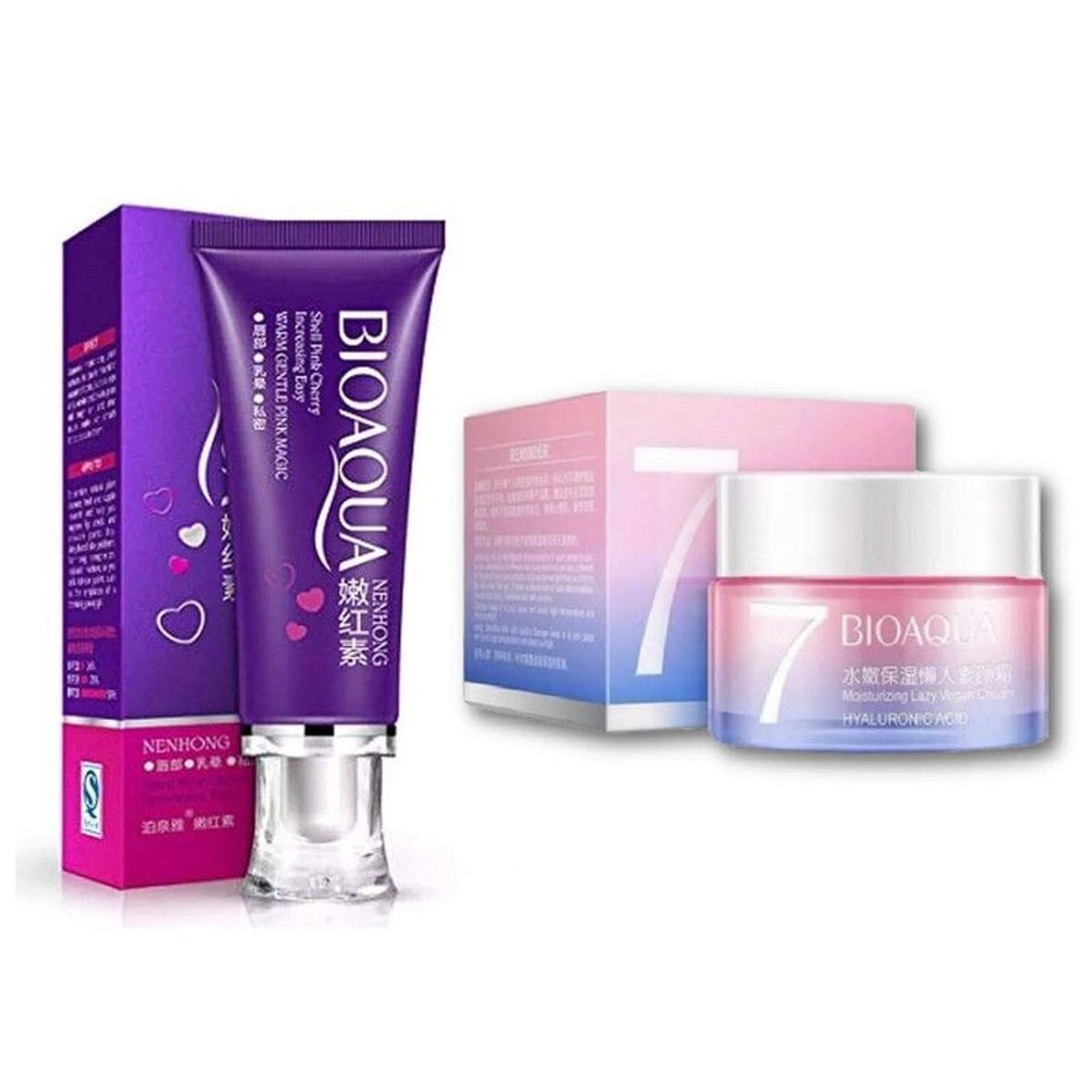 BIOAQUA - PACK CREMA DESPIGMENTANTE ZONAS Y CREMA BLANQUEADORA V7