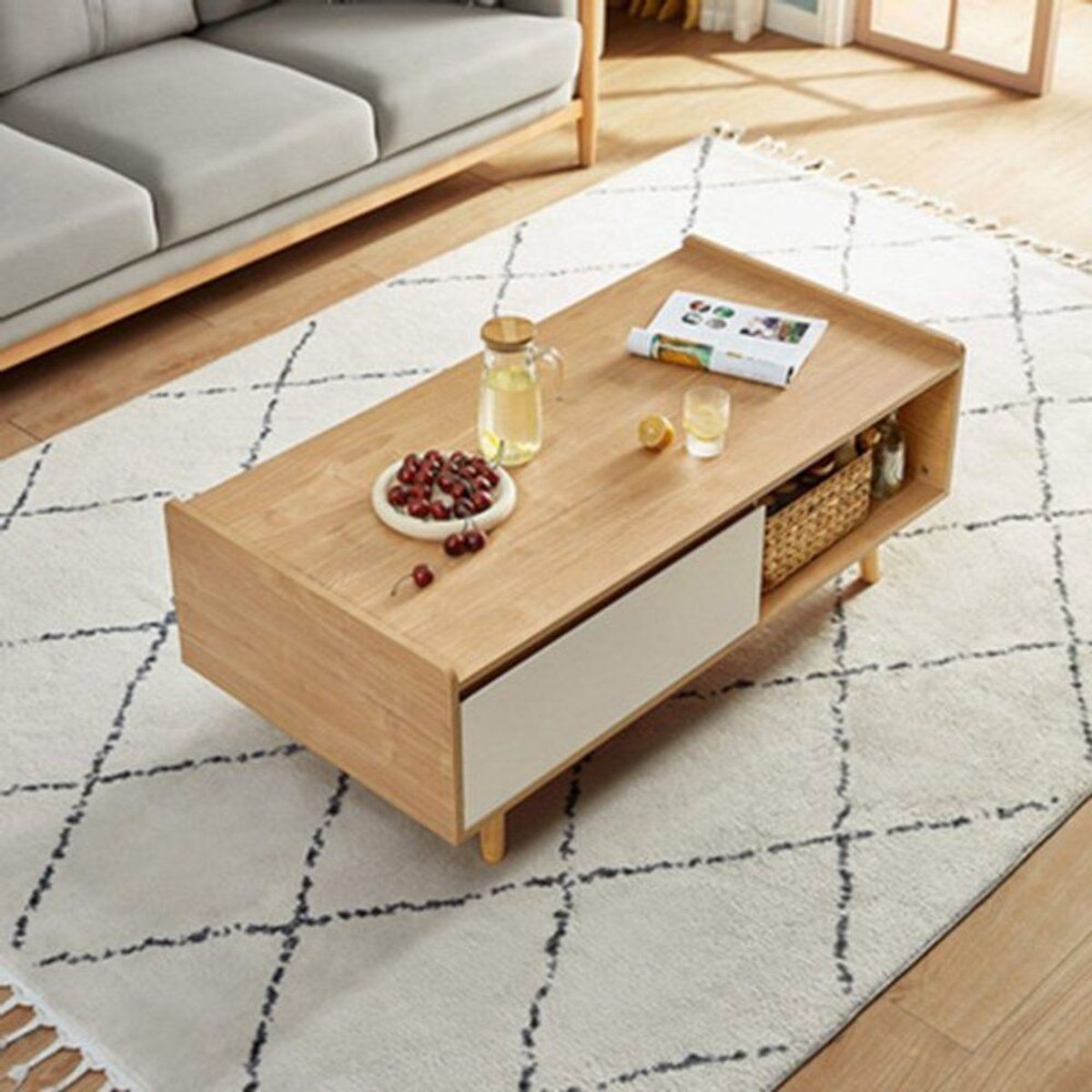 TU MESITA - Mesa de Centro Vintage Jassiel 120cm