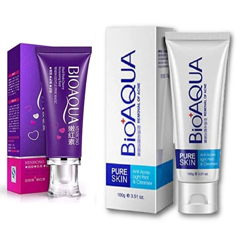BIOAQUA - PACK CREMA DESPIGMENTANTE ZONAS Y GEL LIMPIADOR ANTIACNE