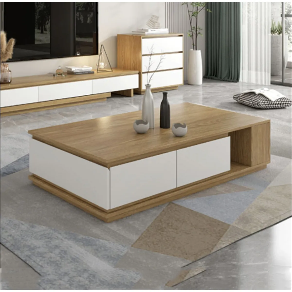 TU MESITA - Mesa de Centro Moderno Jeremy