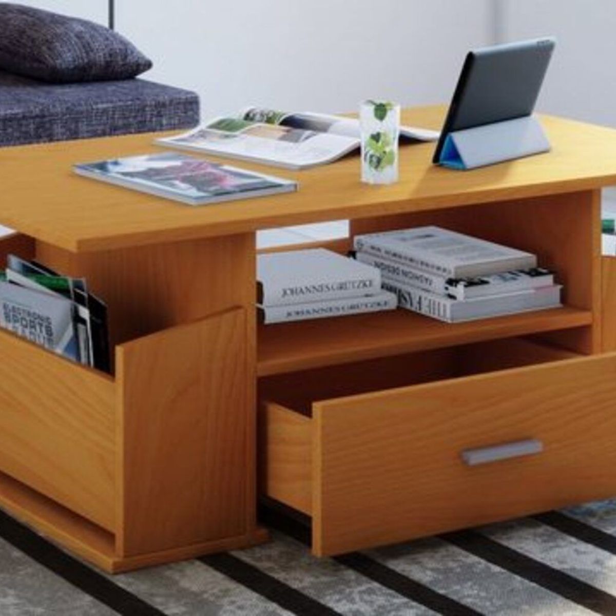 TU MESITA - Mesa de Centro Moderna Barahona Haya 1 Cajón