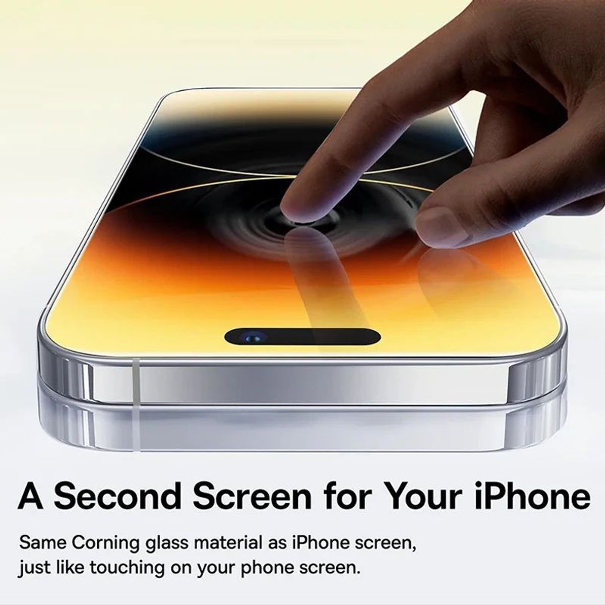 BASEUS - Baseus Cristal Templado iPhone 15 Pro Max