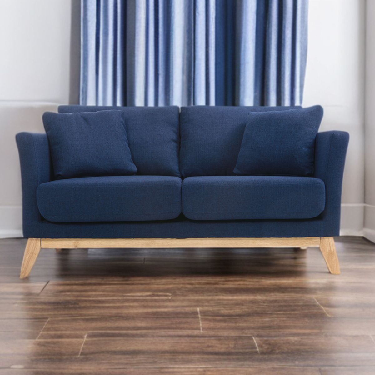 MODELARQ - SOFA 2 CUERPOS THOMAS Azul noche