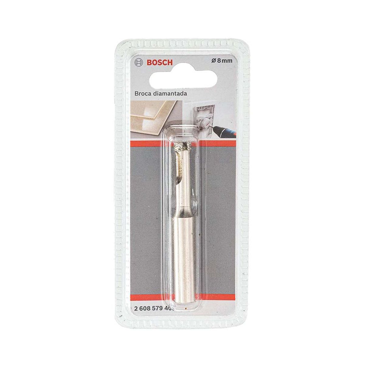 BOSCH - Broca Diamantada 8 mm GREY