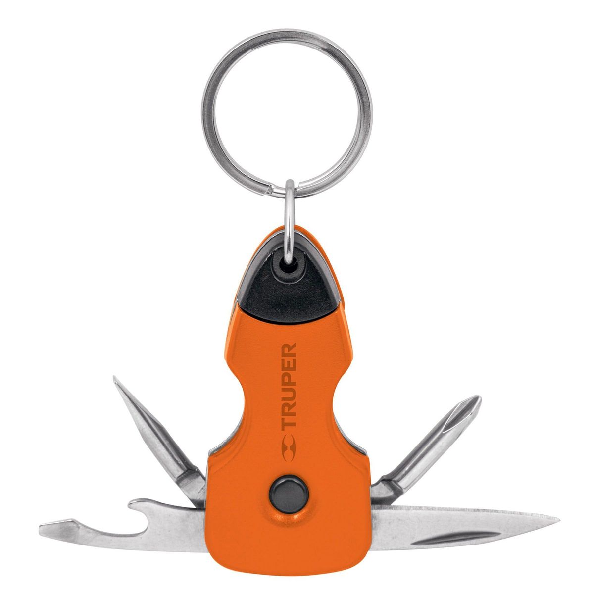 TRUPER - Llavero multiherramientas 6 en 1 con LED Truper