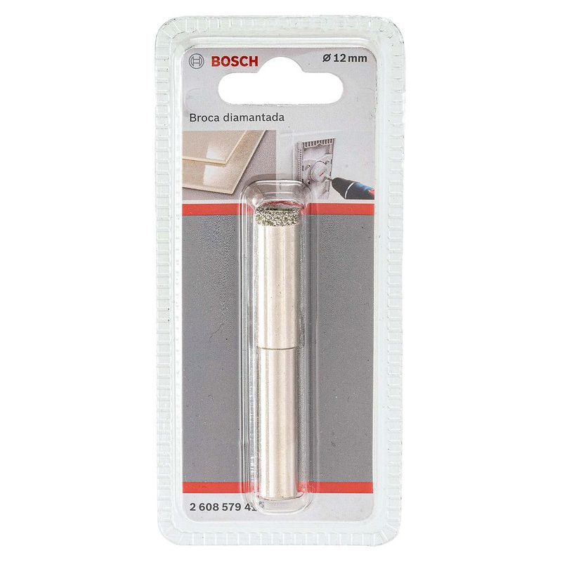 BOSCH - Broca Diamantada 12 mm GREY