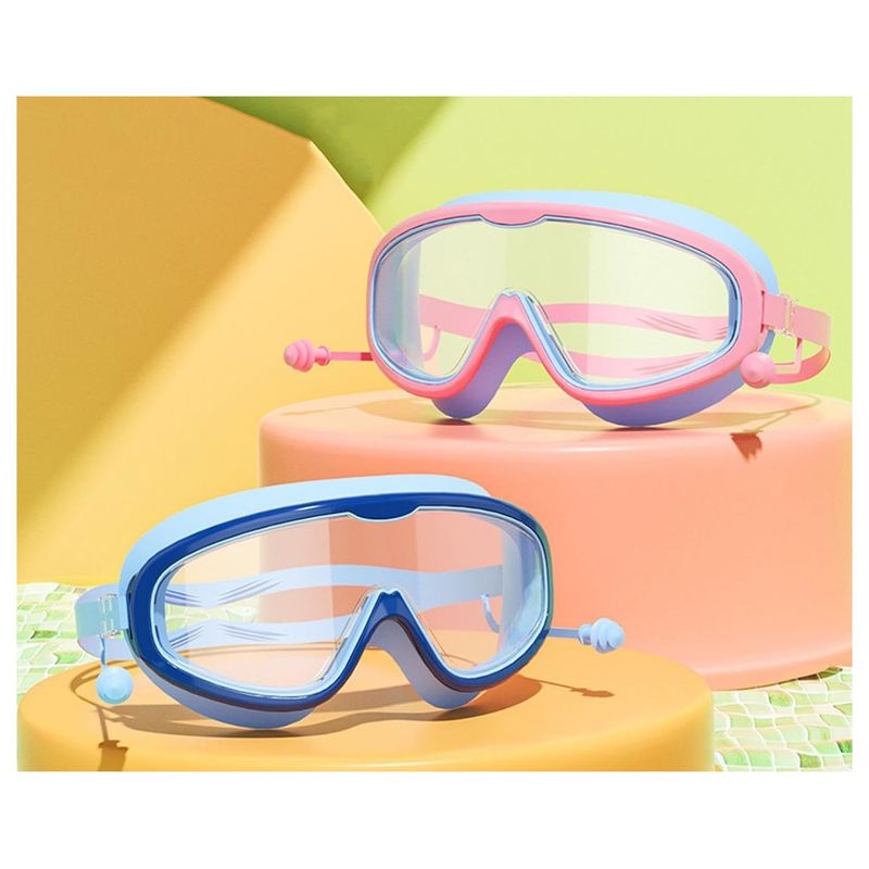 GENERICO - Lentes de Natación Infantiles 3D con Proteccion Oidos NIÑO