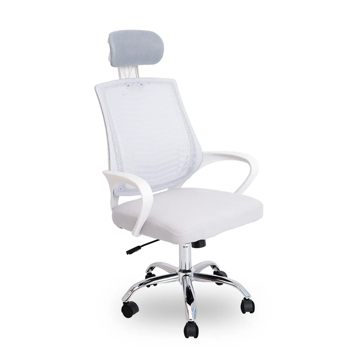 INIUS - Silla de Oficina Viggo con Cabecera Regulable - Gris