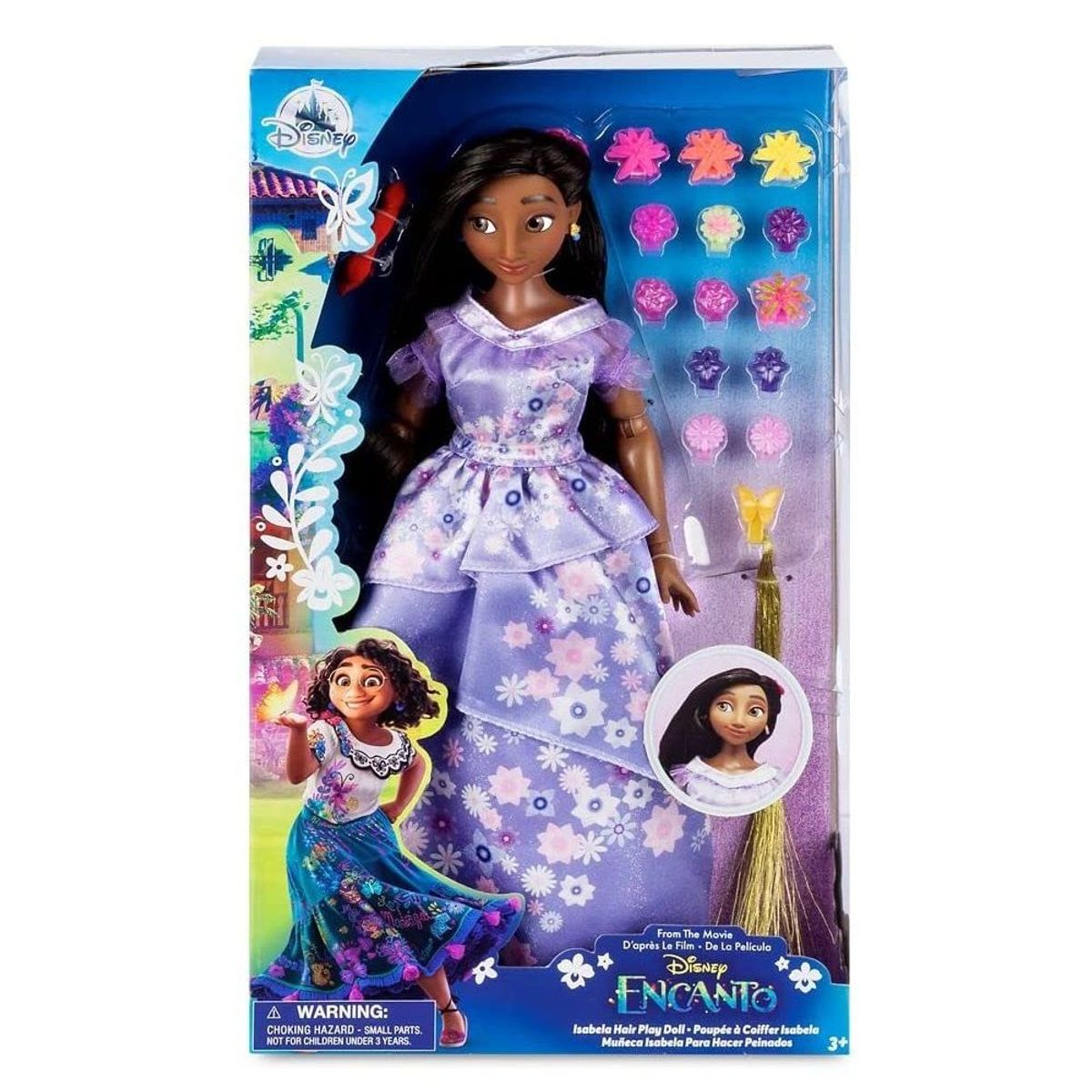 JAKKS PACIFIC - Disney Encanto Isabela para hacer peinados 28 cm