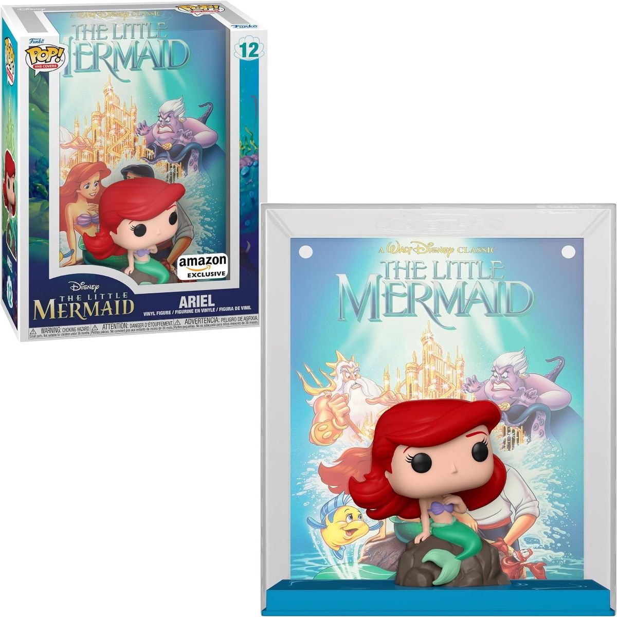FUNKO - Funko Pop VHS Covers - Ariel -The little Mermaid La Sirenita