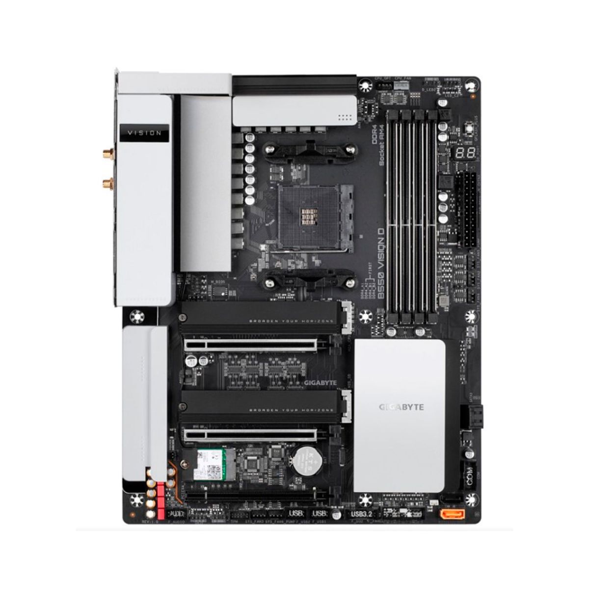 GIGABYTE - PLACA GIGABYTE B550 VISION D AM4 WI-FI RGB P/N: GAB55VSD-00-G