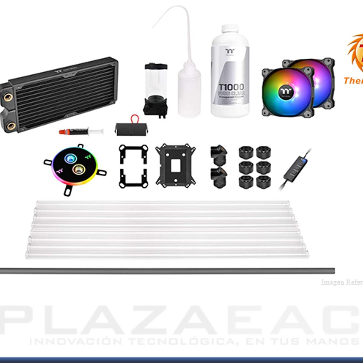 THERMALTAKE - REFRIGERACION LIQUIDA THERMALTAKE INTEL/AMD C240 P/N: CL-W242-CU12SW-A