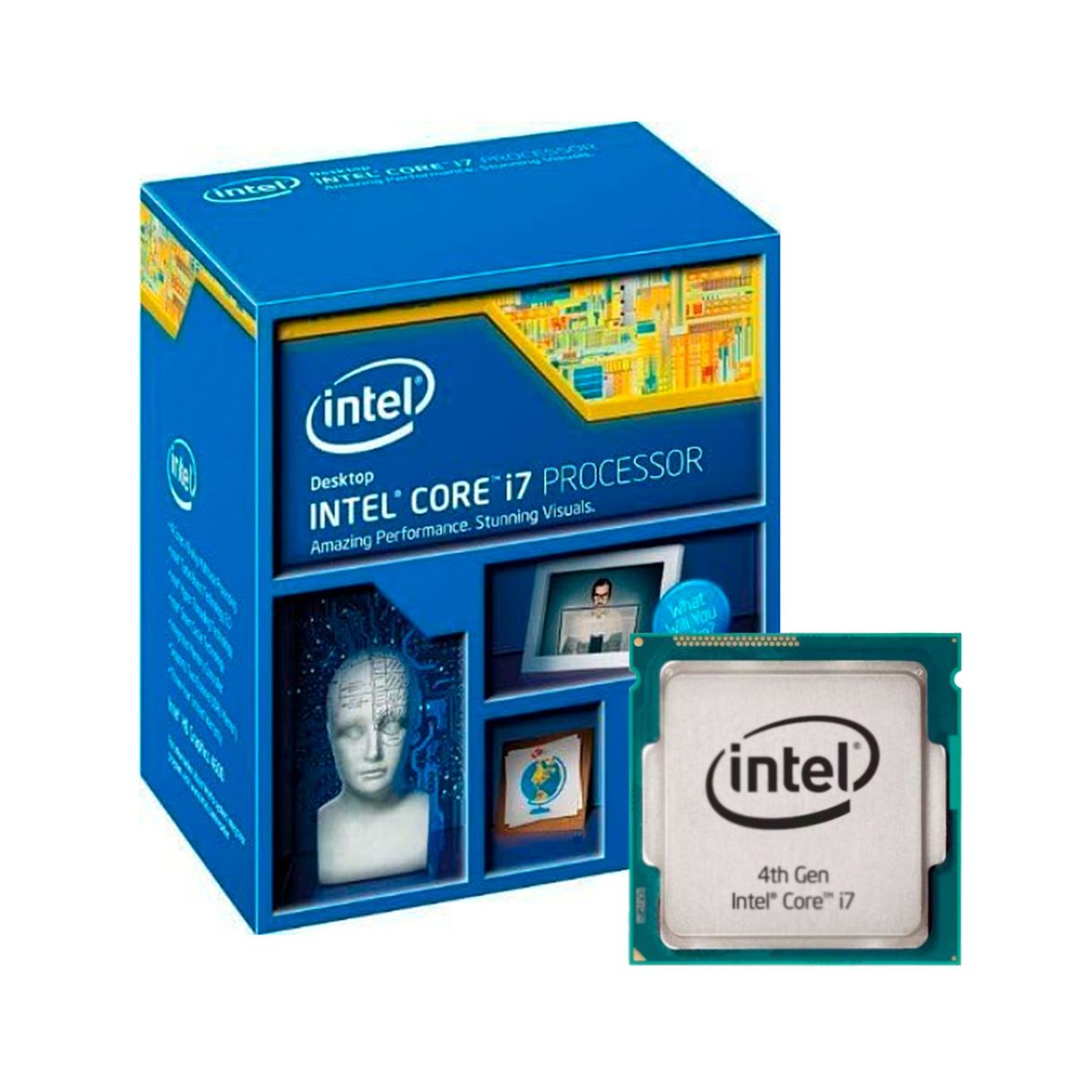 INTEL - PROCESADOR INTEL CORE I7-4790 3.60GHZ 8MB LGA 1150 P/N: BX80646I74790