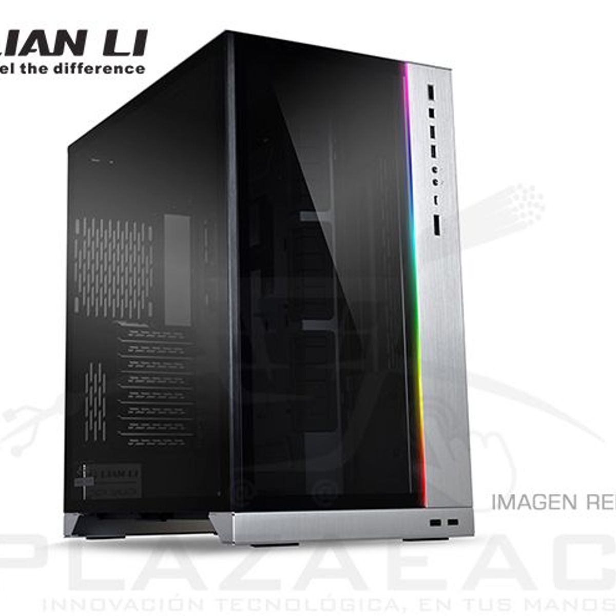 LIAN LI - CASE LIAN LI PC-011 DYNAMIC XL ROG CERTIFIED SILVER ARGB P/N: 011DXL-A