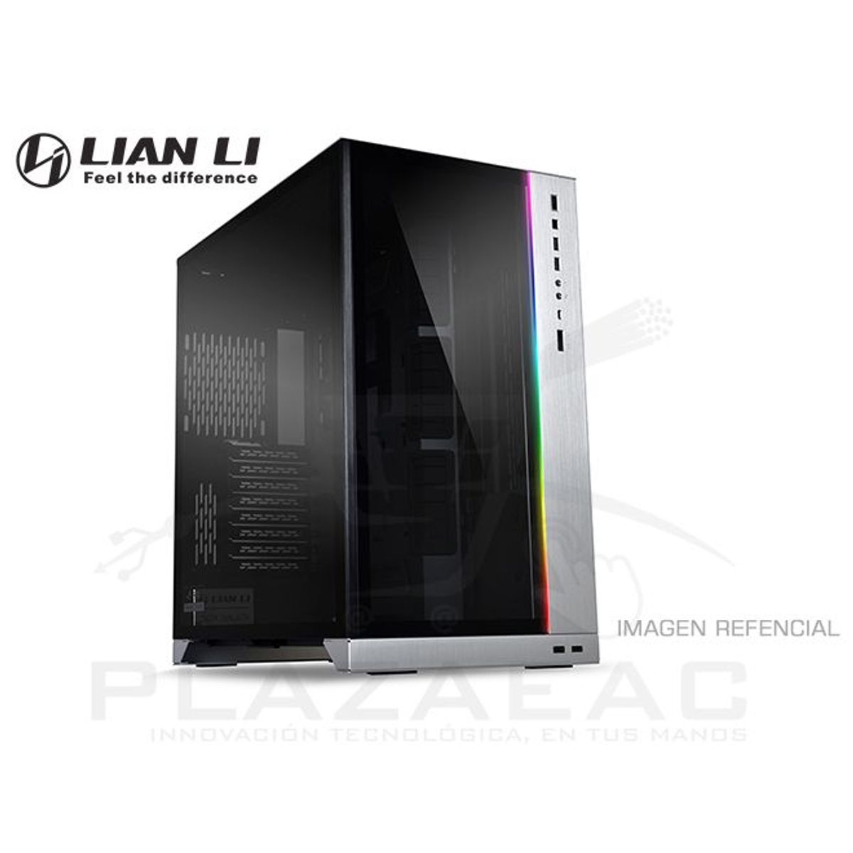 LIAN LI - CASE LIAN LI PC-011 DYNAMIC XL ROG CERTIFIED SILVER ARGB P/N: 011DXL-A