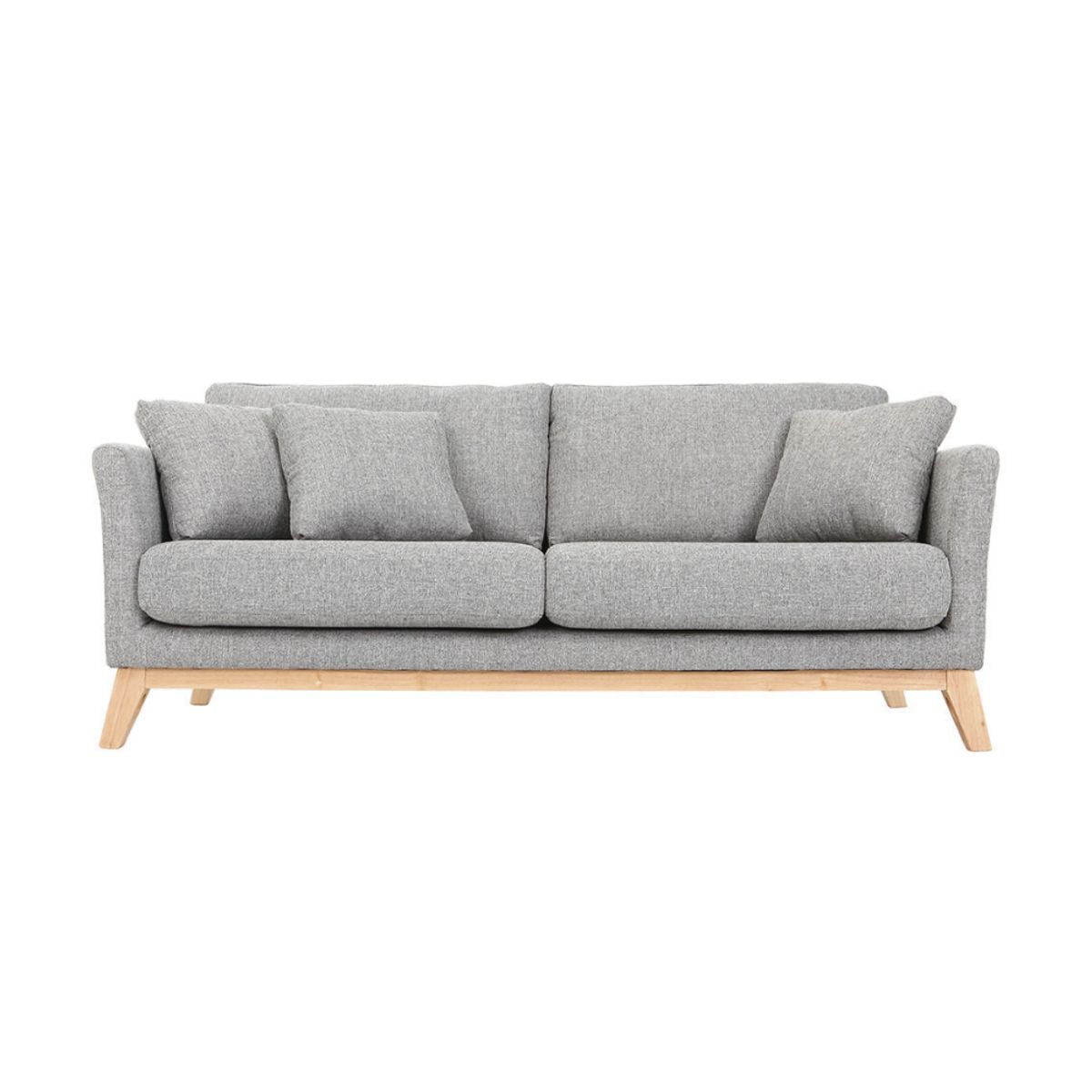 MODELARQ - SOFA 3 CUERPOS THOMAS Gris claro