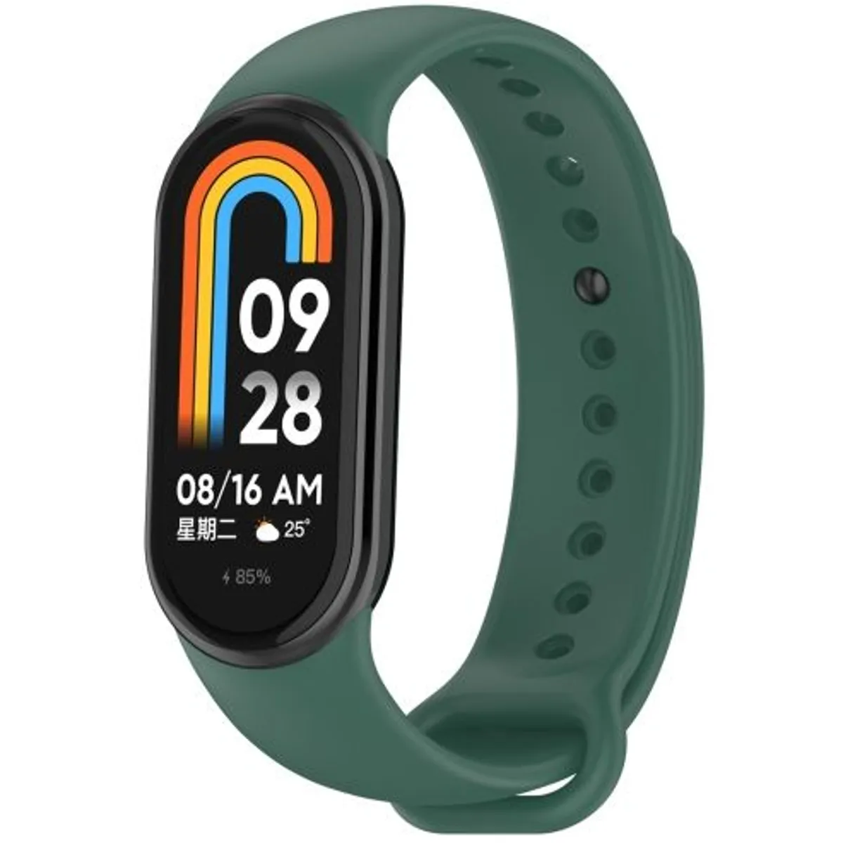 GENERICO - Correa Compatible con Xiaomi Mi Band 8 Verde Militar