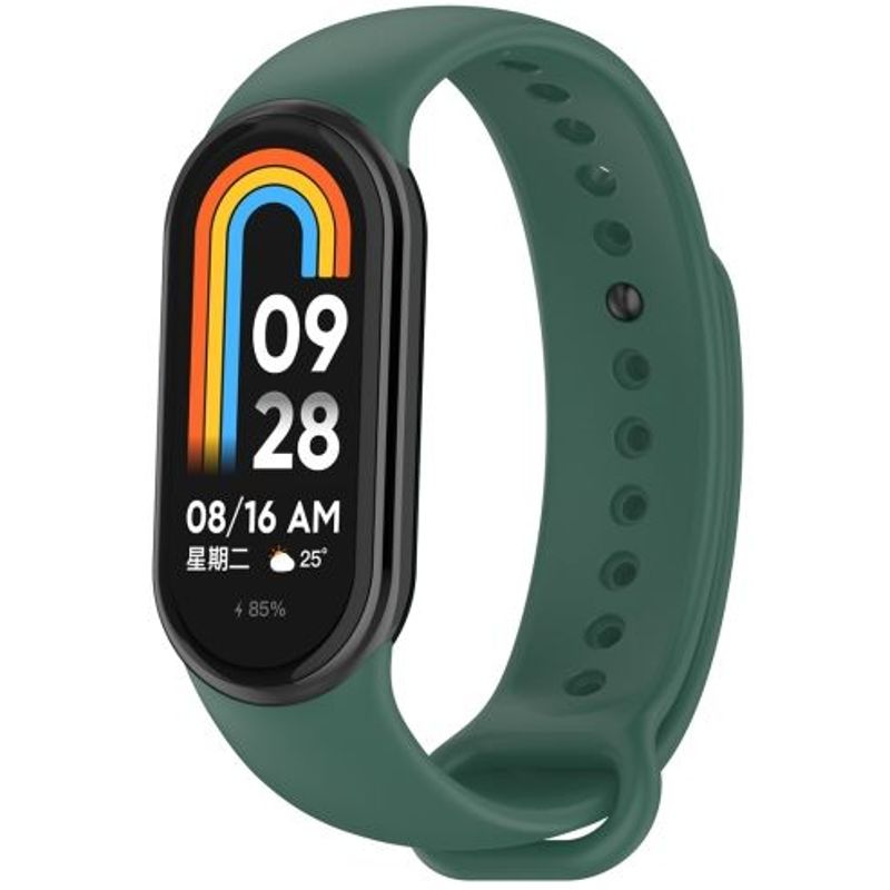 GENERICO - Correa Compatible con Xiaomi Mi Band 8 Verde Militar
