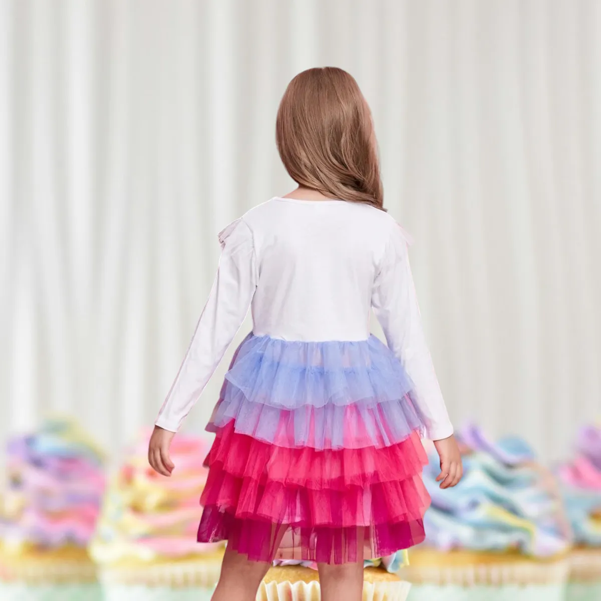 GENERICO - VESTIDO DE NIÑA UNICORNIO PARA FIESTA