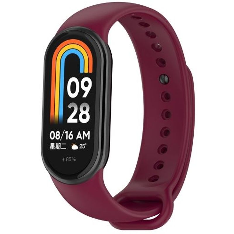 GENERICO - Correa Compatible con Xiaomi Mi Band 8 Purpura