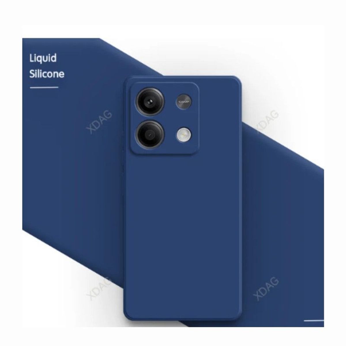 CASE - Case de Silicona Para Xiaomi Note 13 - Azul
