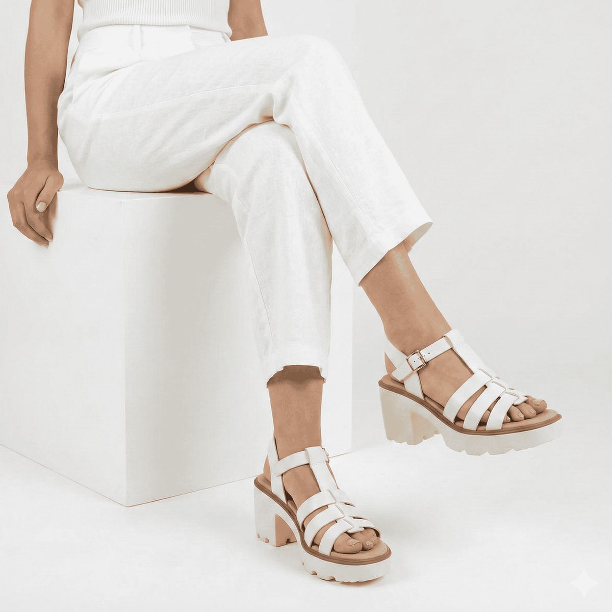 IMPULS - Sandalias Mujer Impuls Natasha03 Blanco