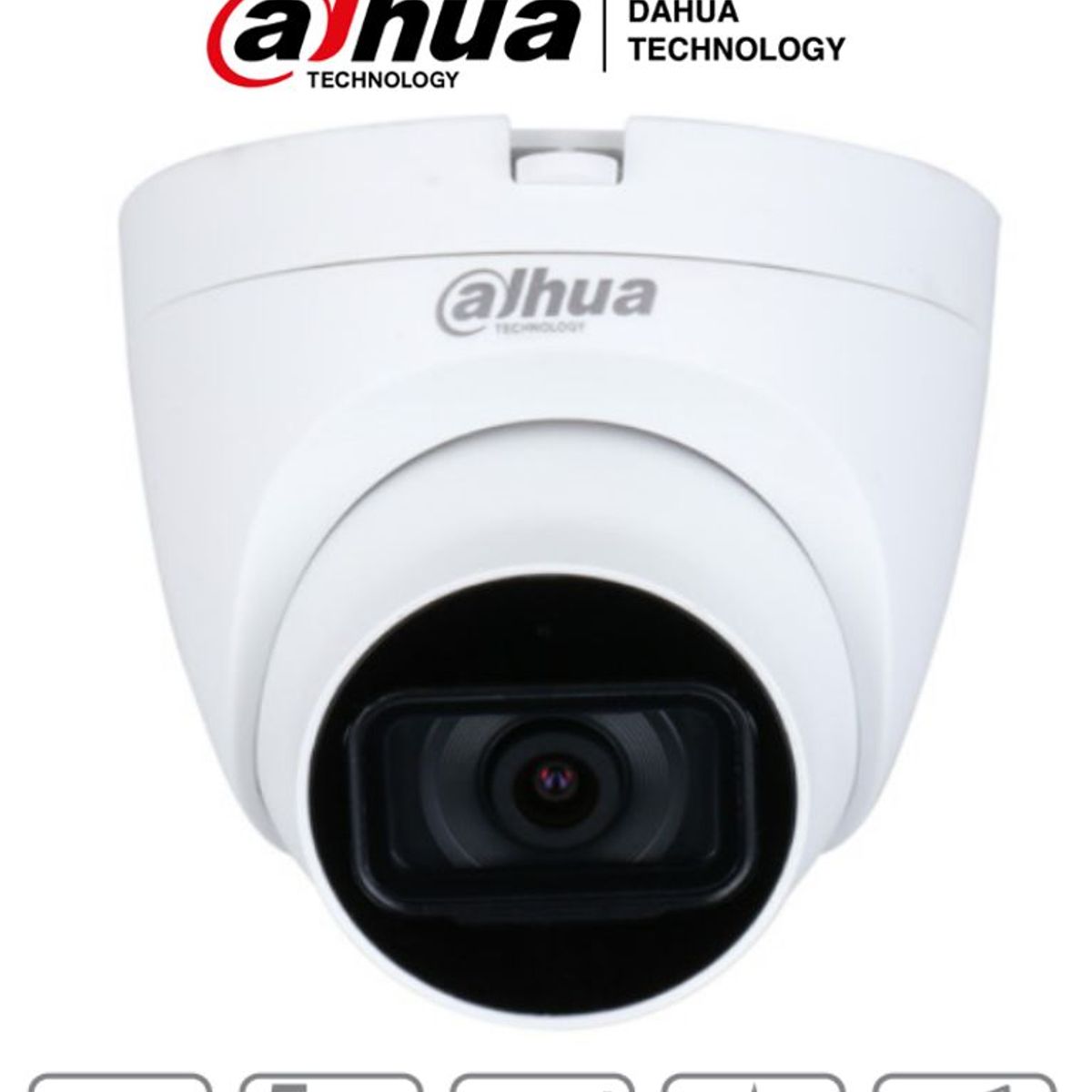 DAHUA - Camara Domo 1080p 2MP Full Hd Dahua HAC-HDW1200T-Z-A-S4