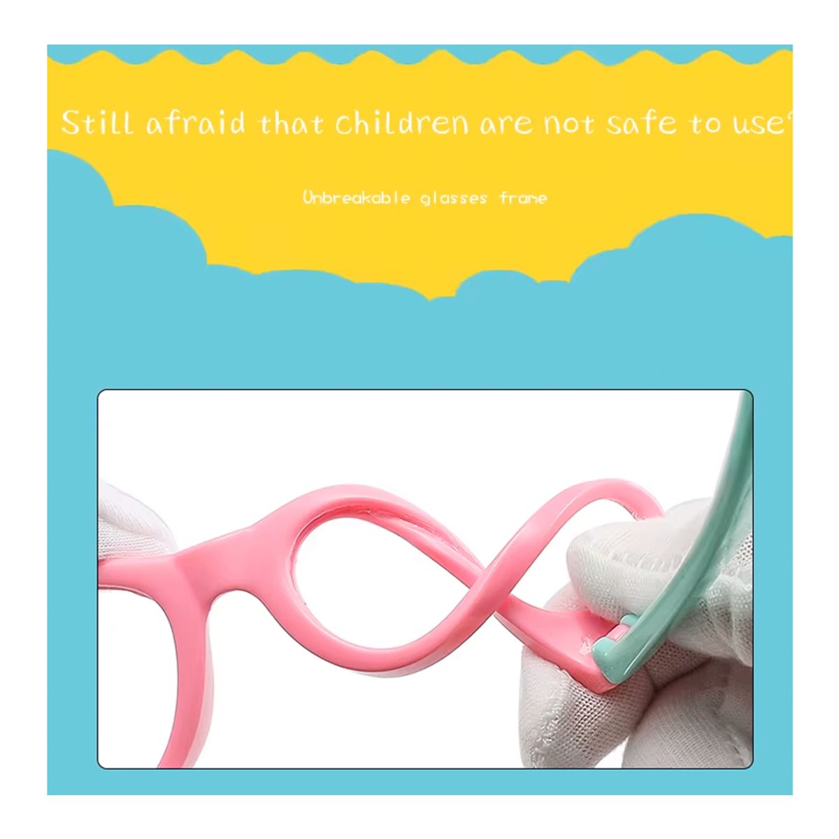 GENERICO - Lentes de Sol Polarizado Para Niñas uv400 Flex - Rosa amar