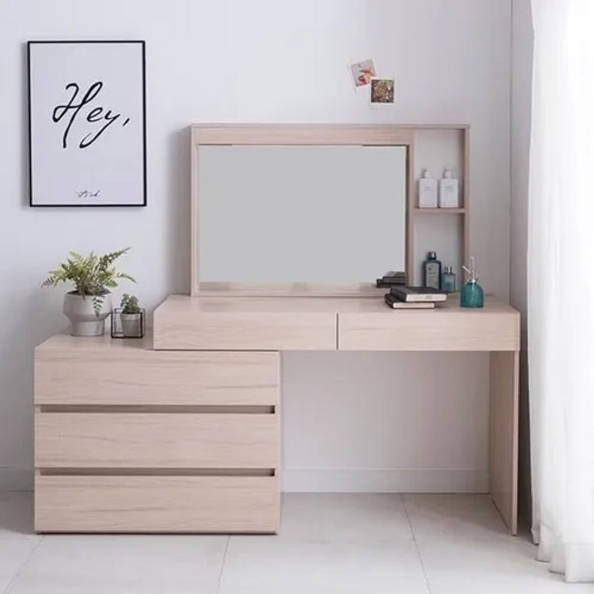 TU MESITA - Tocador Contemporáneo Dunov Marrón 150cm