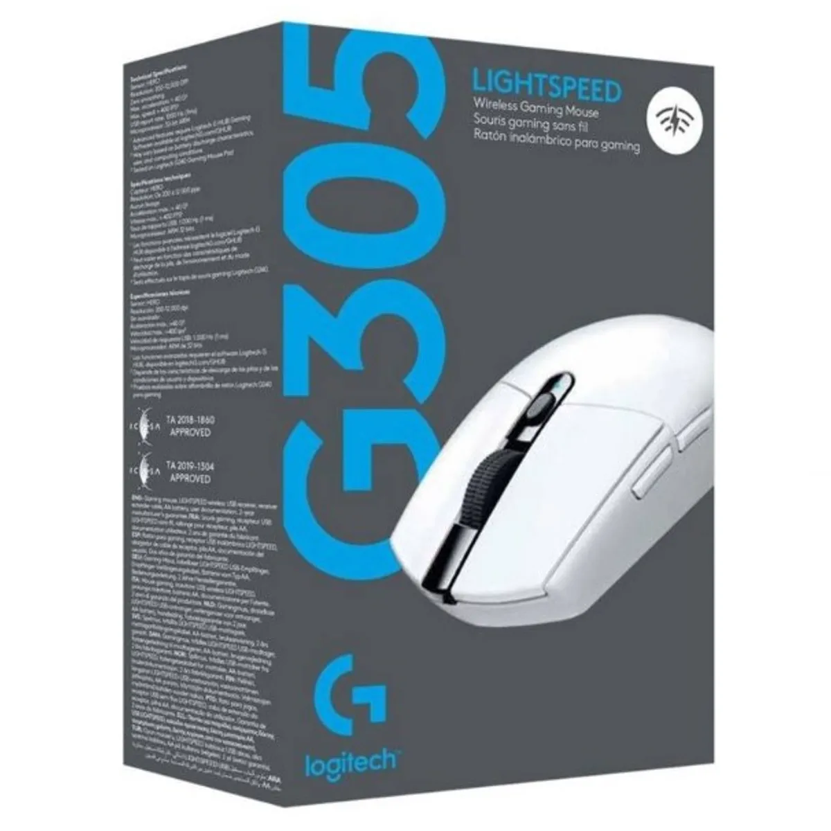 LOGITECH - Mouse Logitech G305 Ligthspeed-Blanco